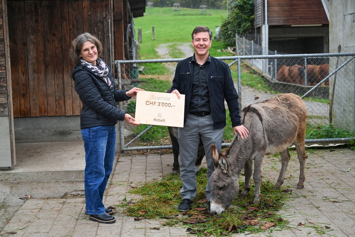 Spendenübergabe Heim Oberfeld